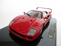 1:43 - Hot Wheels Elite - Ferrari - F40 - 1987 - Red - Street - 1
